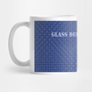 Glass Delusion pattern  - Blue Mug